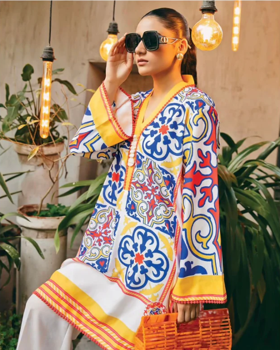 Colorful Printed Kurta